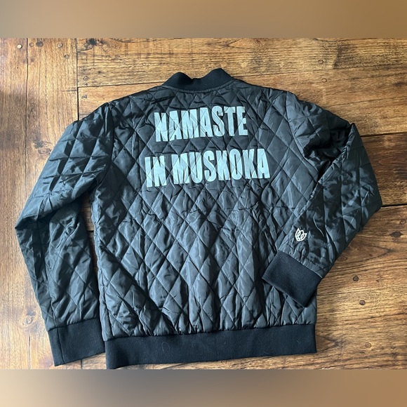 Ladies Namaste in Muskoka Quilted Light Bomber - Picture 1 of 5